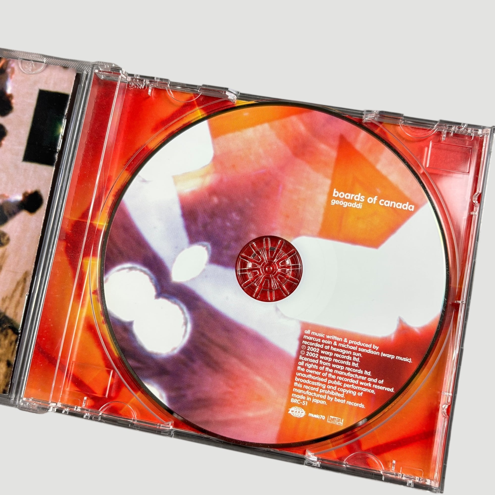 2002 Boards of Canada Geogaddi Japanese CD