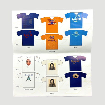 1994 Björk 'Vessel' VHS + Merch Flyer