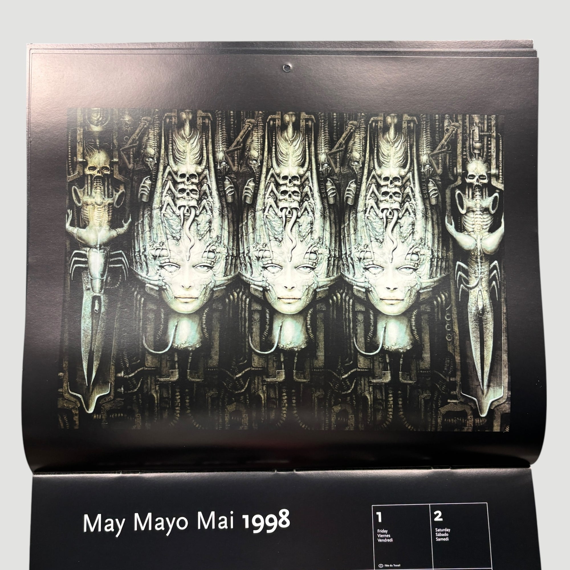 1998 HR Giger ARh+ 3D Calendar