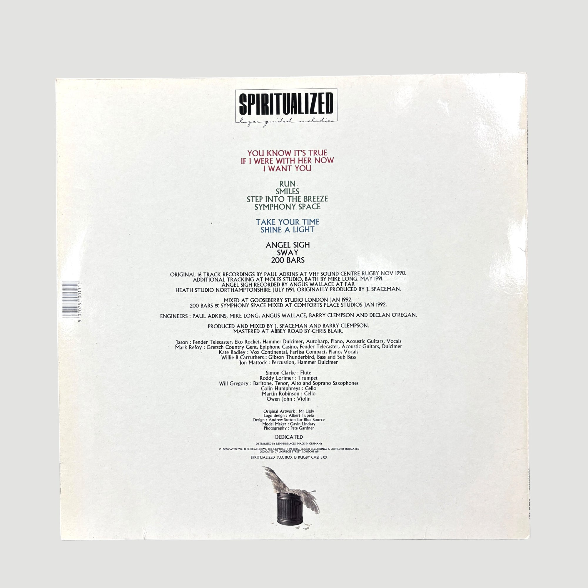 1992 Spiritualized Lazer Guided Melodies 1st UK Press