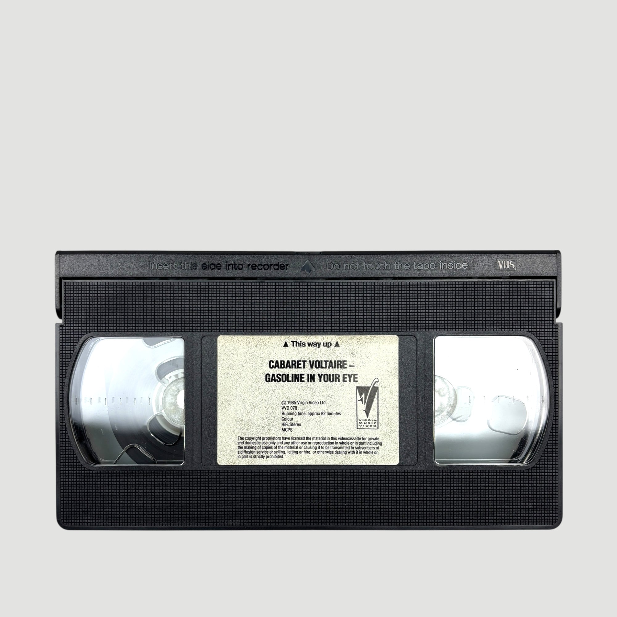 1985 Cabaret Voltaire Gasoline In Your Eye UK VHS