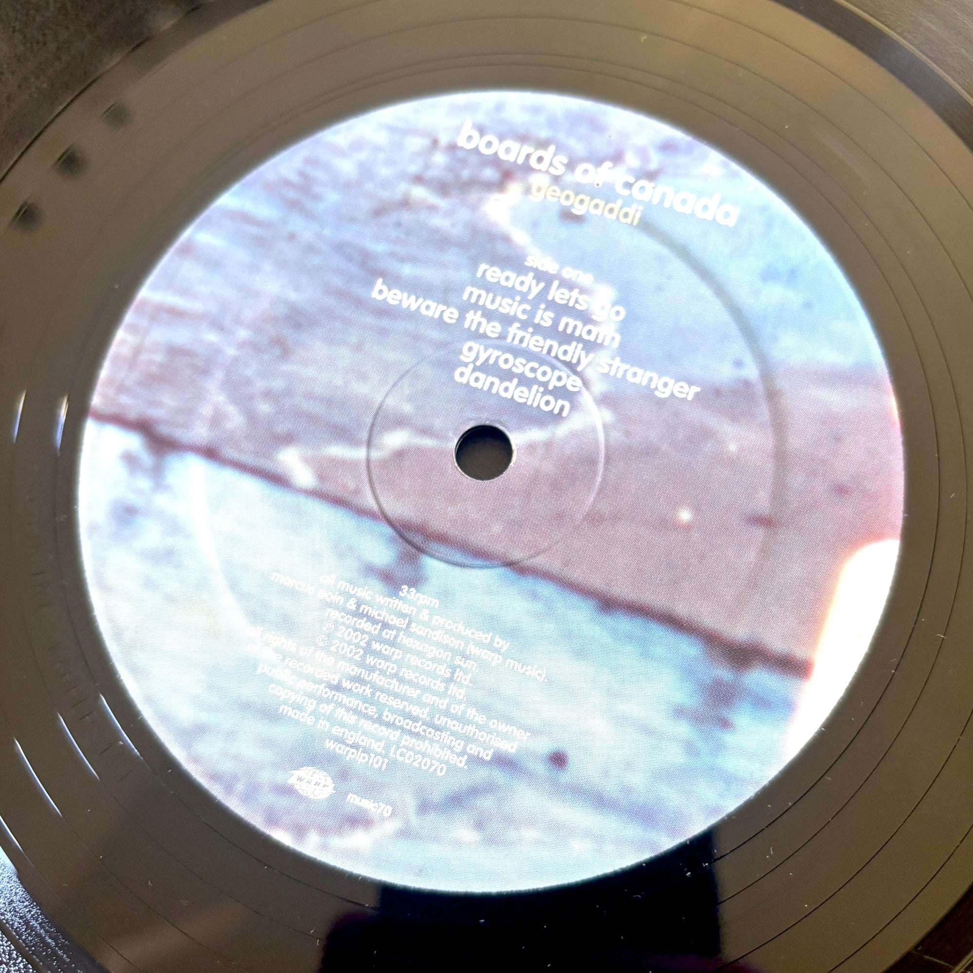 2002 Boards of Canada Geogaddi UK 1st Press Etched 3LP