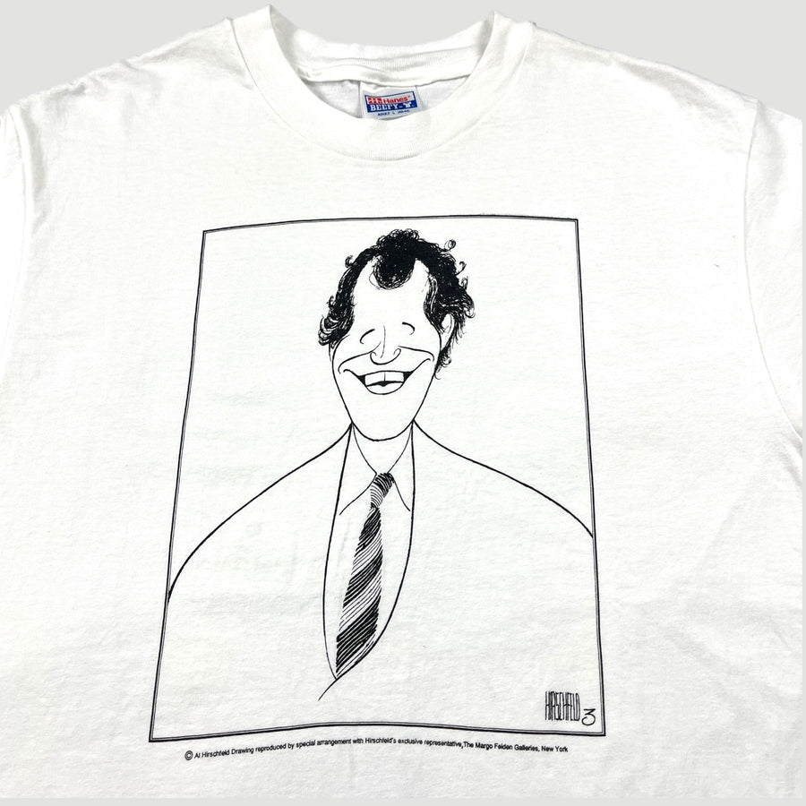 90's David Letterman by Al Hirschfeld T-Shirt