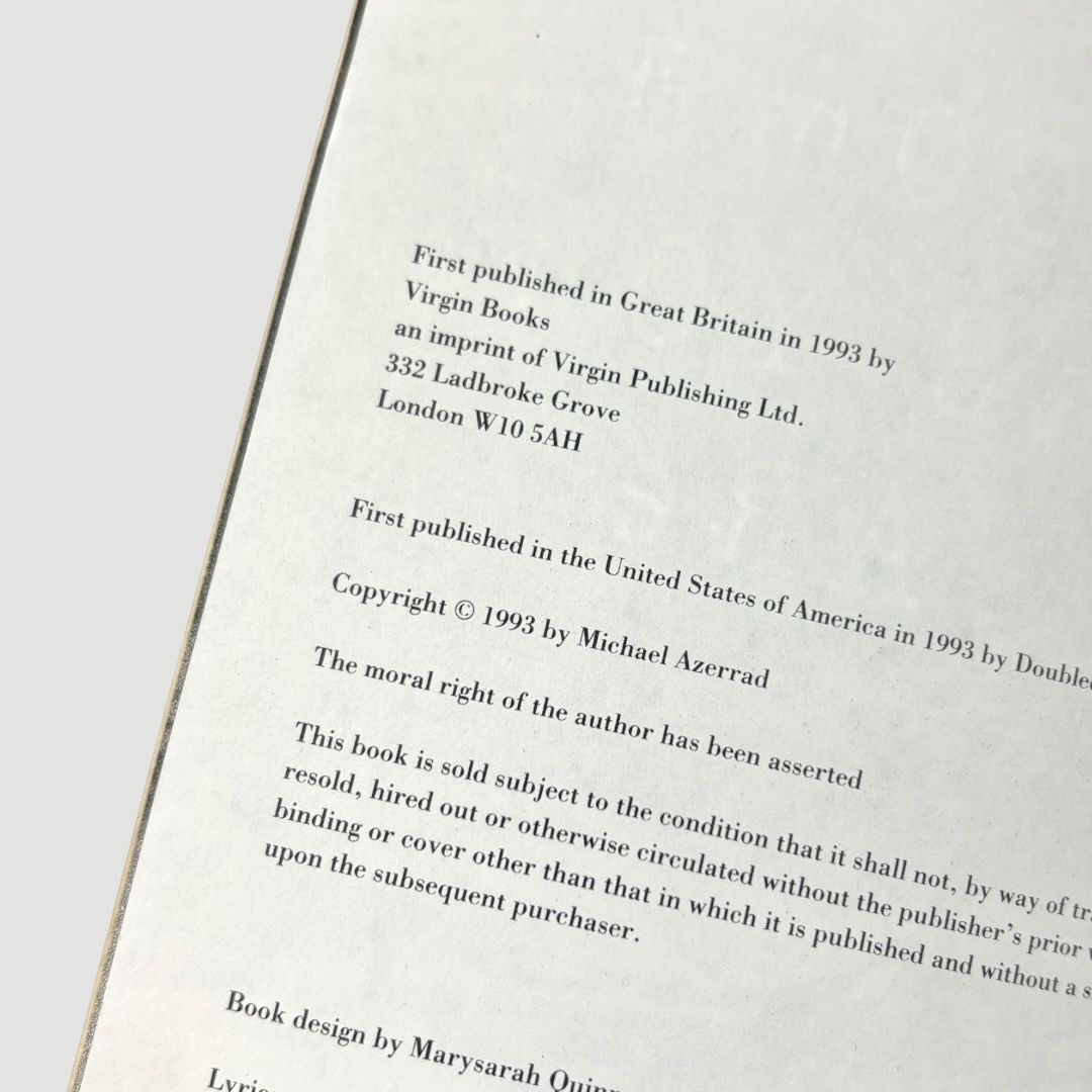 1993 Nirvana Come As You: Are The Story of Nirvana 1st US Edition