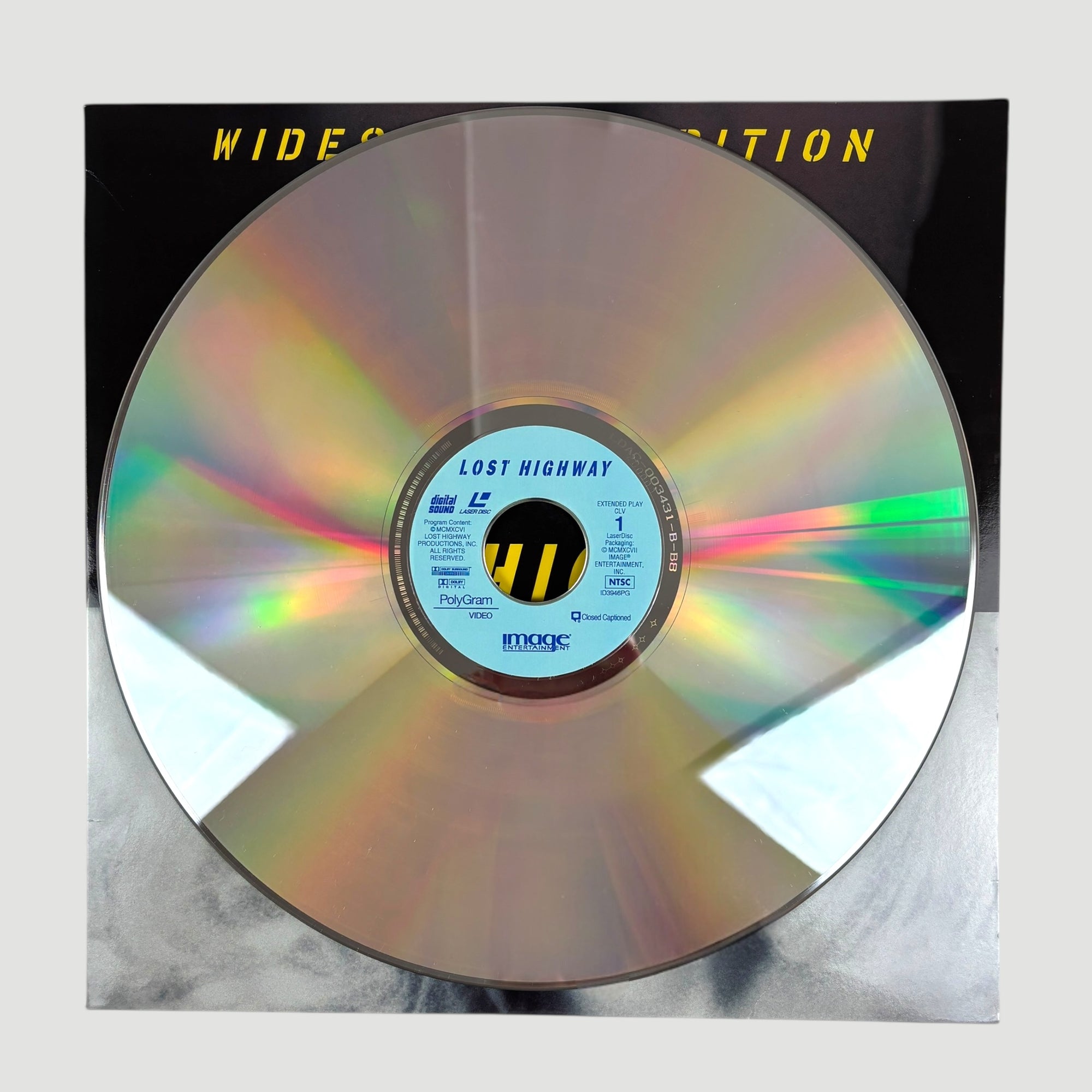 1996 Lost Highway UK Laserdisc