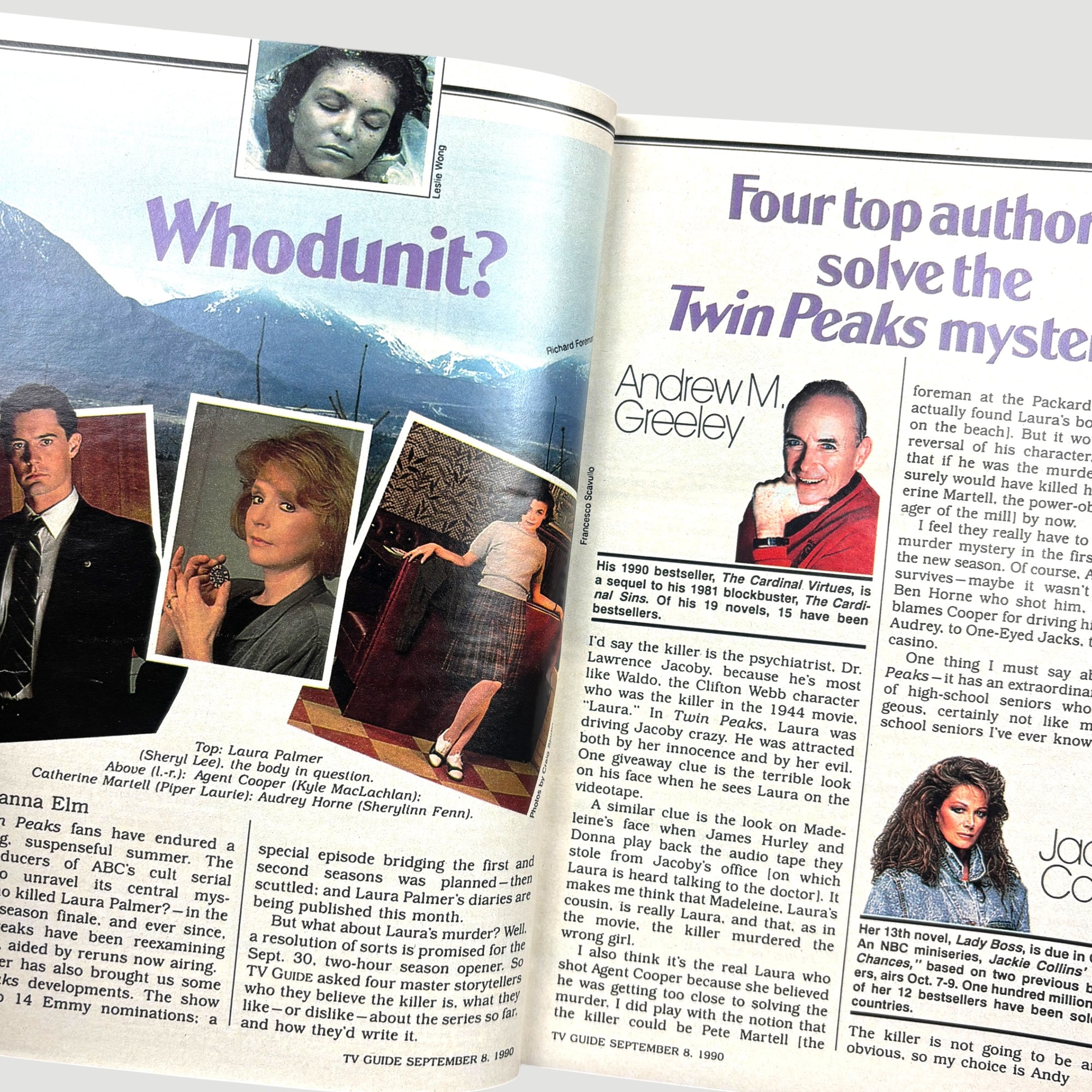 1990 Twin Peaks TV Guide Magazine