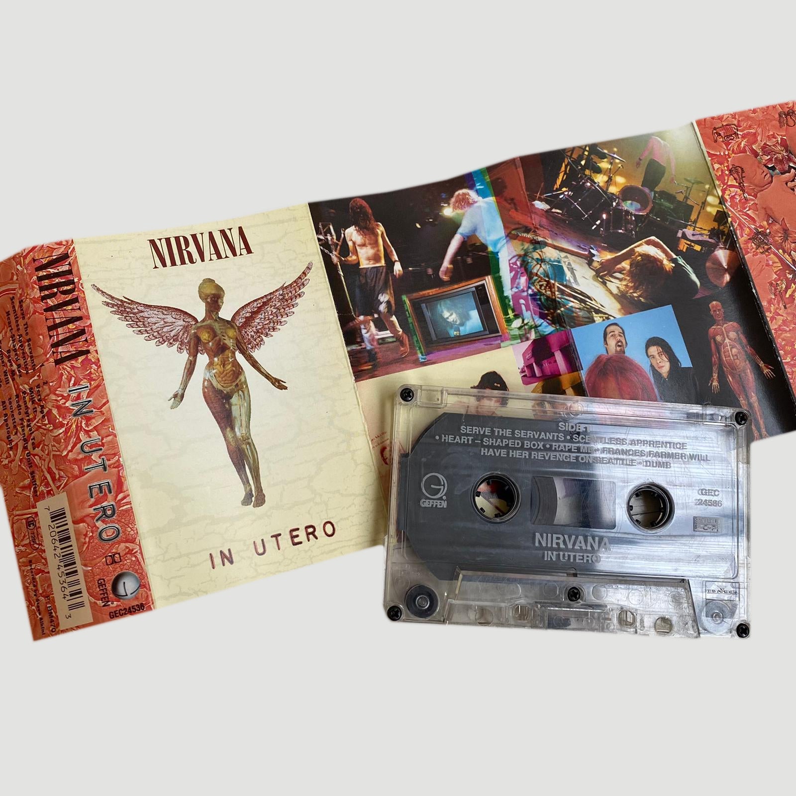 1989-1996 Nirvana 6 Cassette Album Set