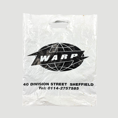 90's Warp Records Division Street Sheffield Carrier Bag