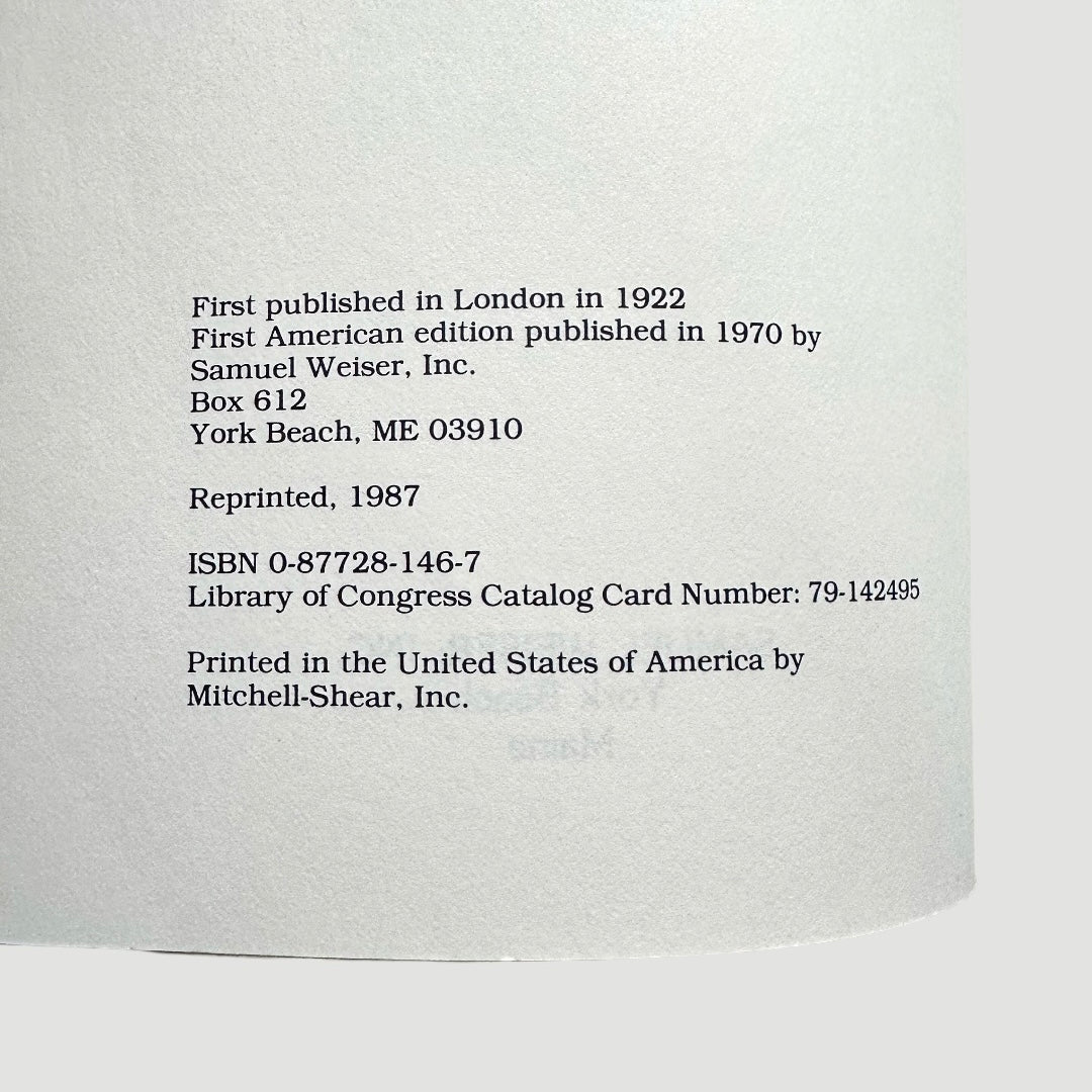 1987 Aleister Crowley Diary of a Drug Fiend