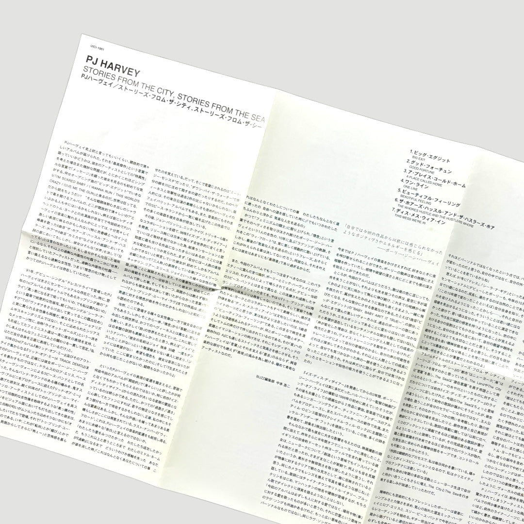 2000 PJ Harvey Stories from the City...Japanese CD