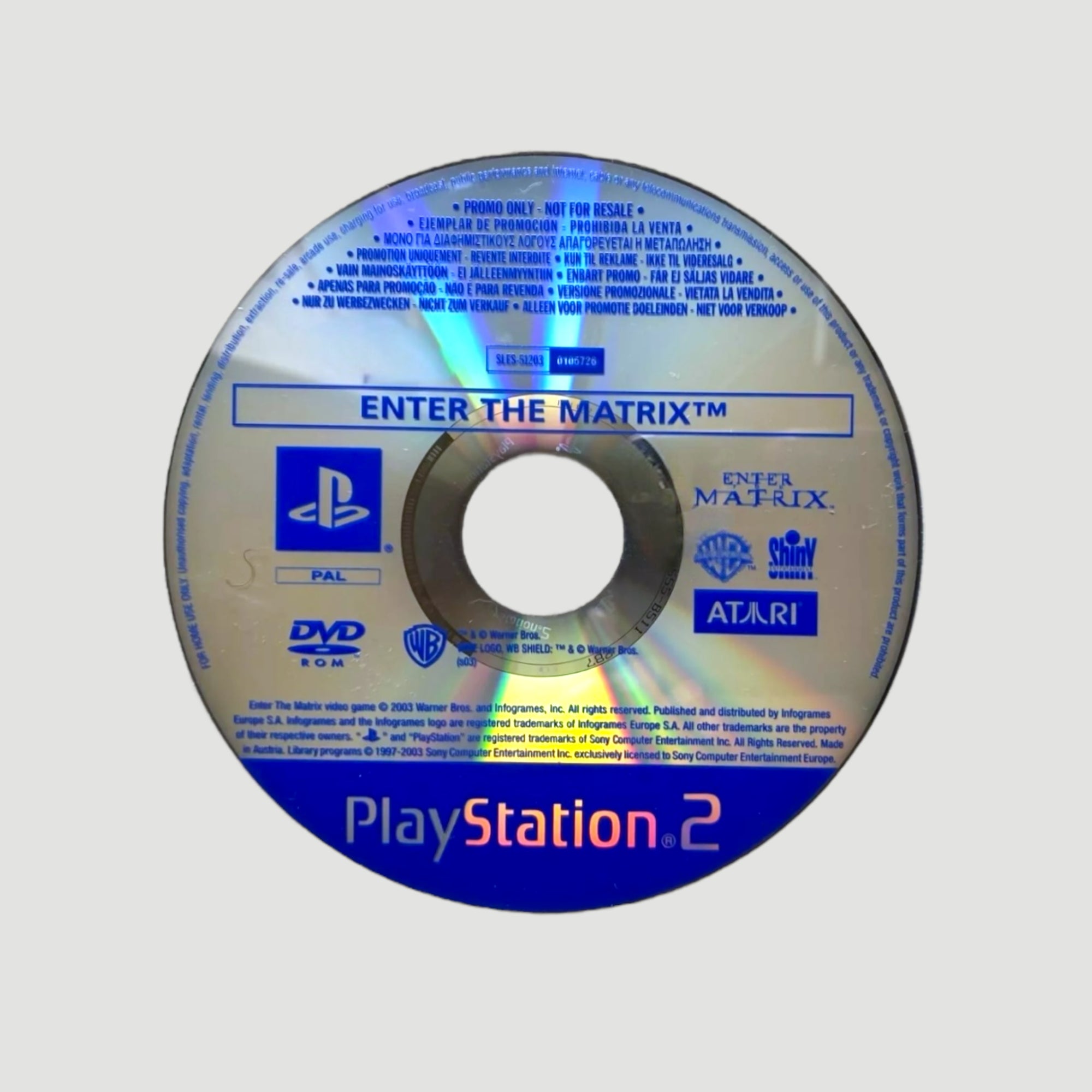 2003 Enter the Matrix PlayStation 2 Demo