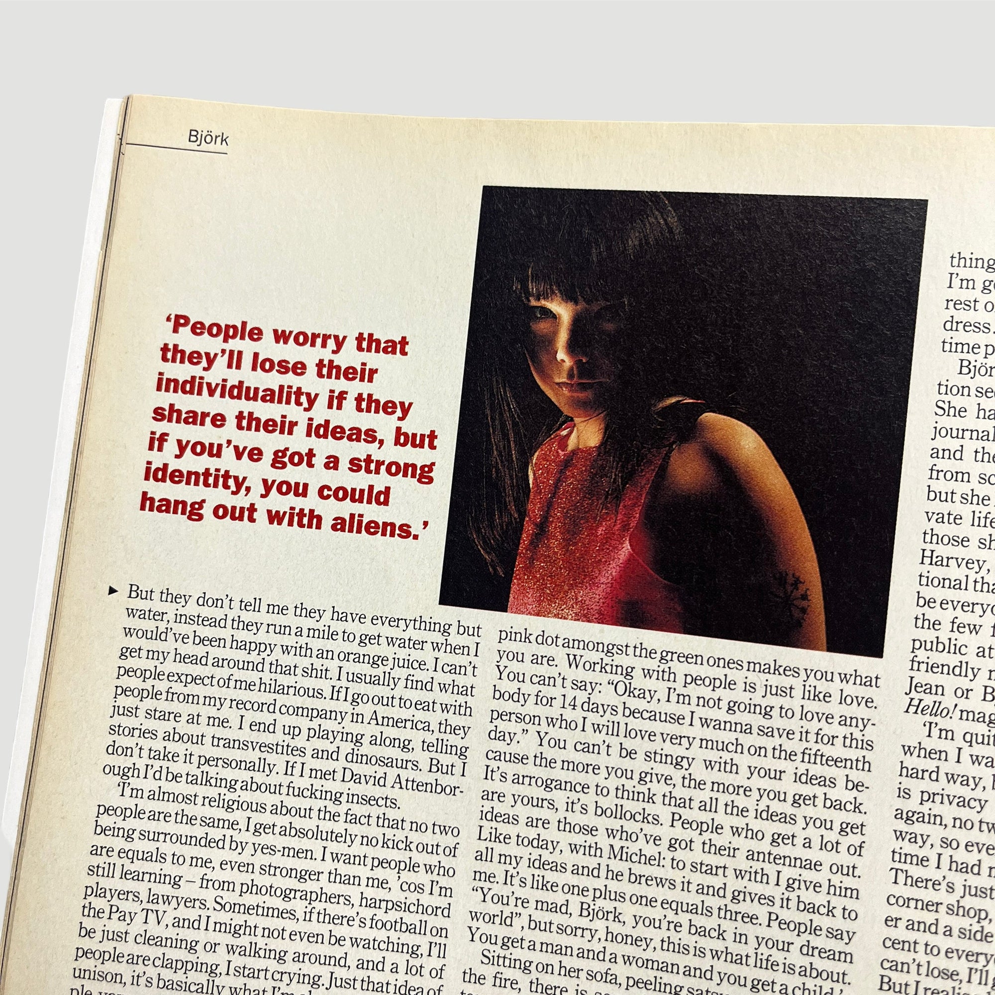 1996 Time Out Bjork Issue