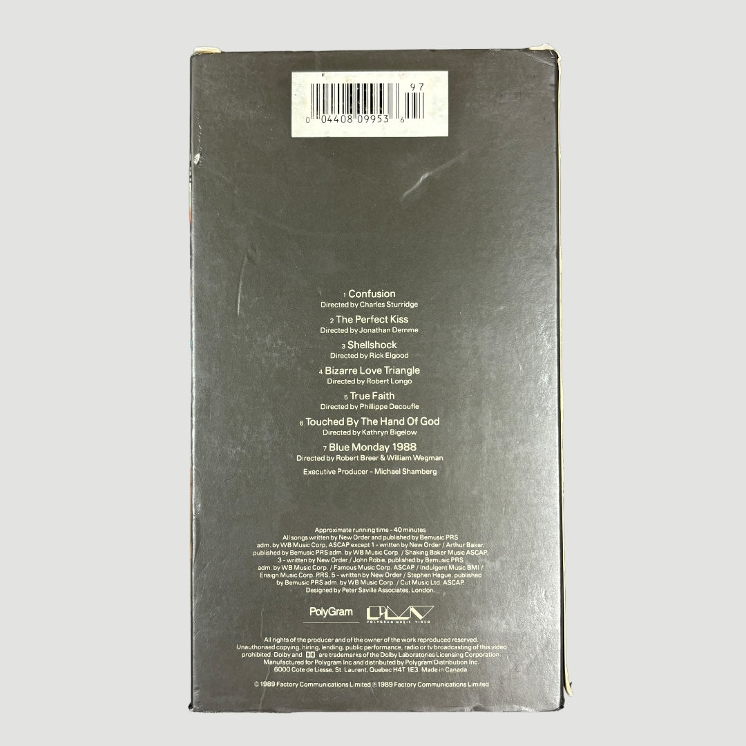 1989 New Order Substance VHS