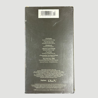 1989 New Order Substance VHS