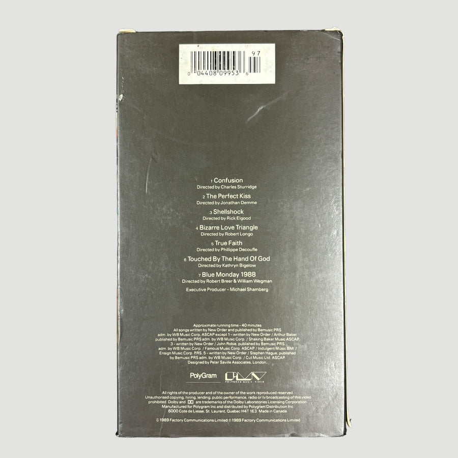 1989 New Order Substance VHS