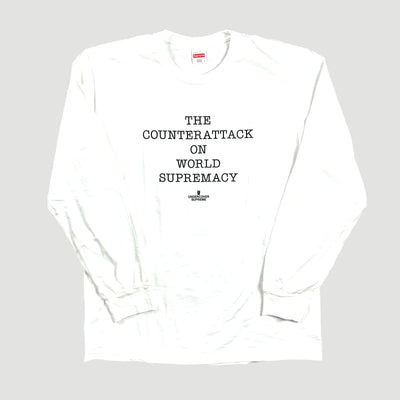 2018 Supreme x UNDERCOVER x Public Enemy T-Shirt (w/bag & Stickers)