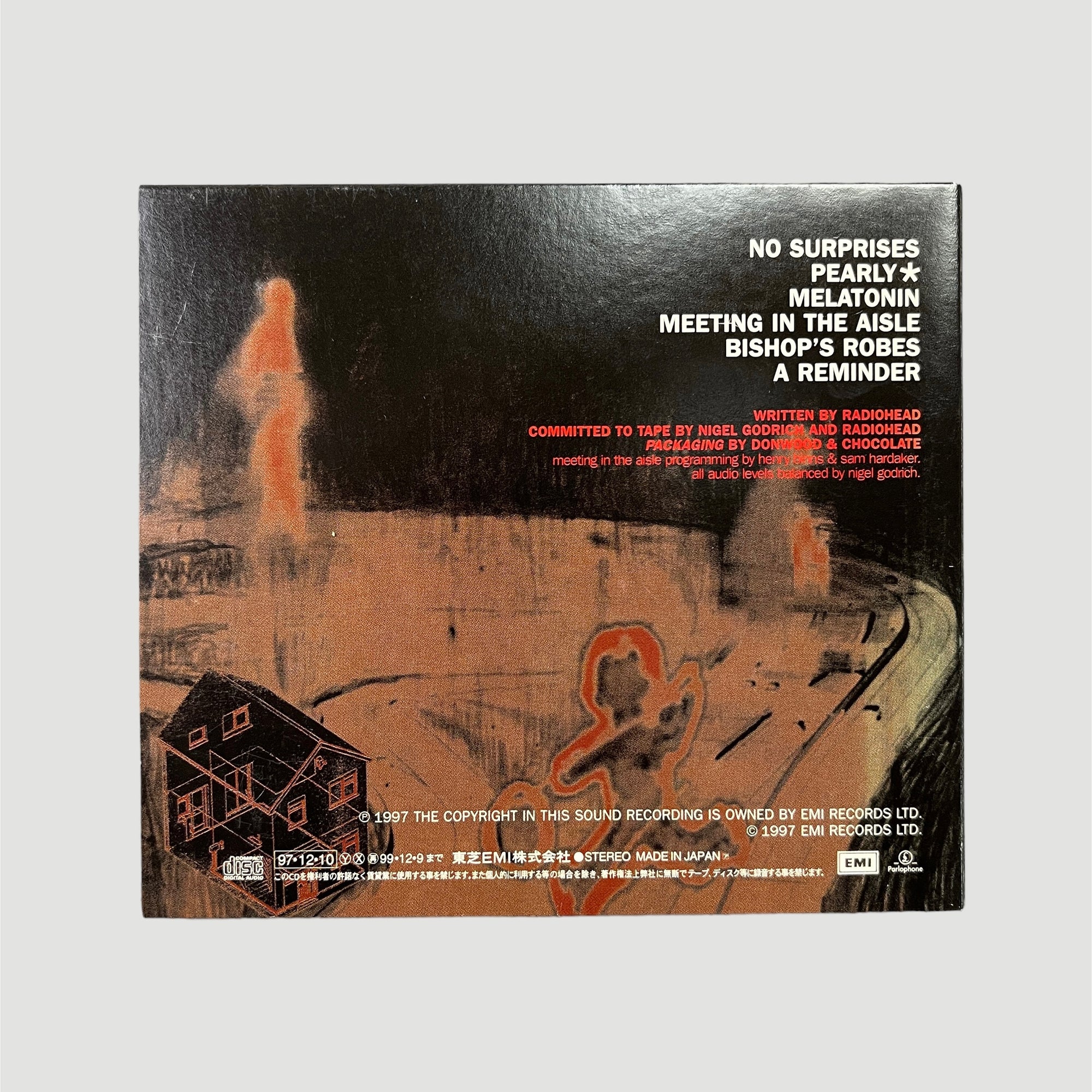 1998 Radiohead No Surprises/Running Against Demons JPN Mini Album