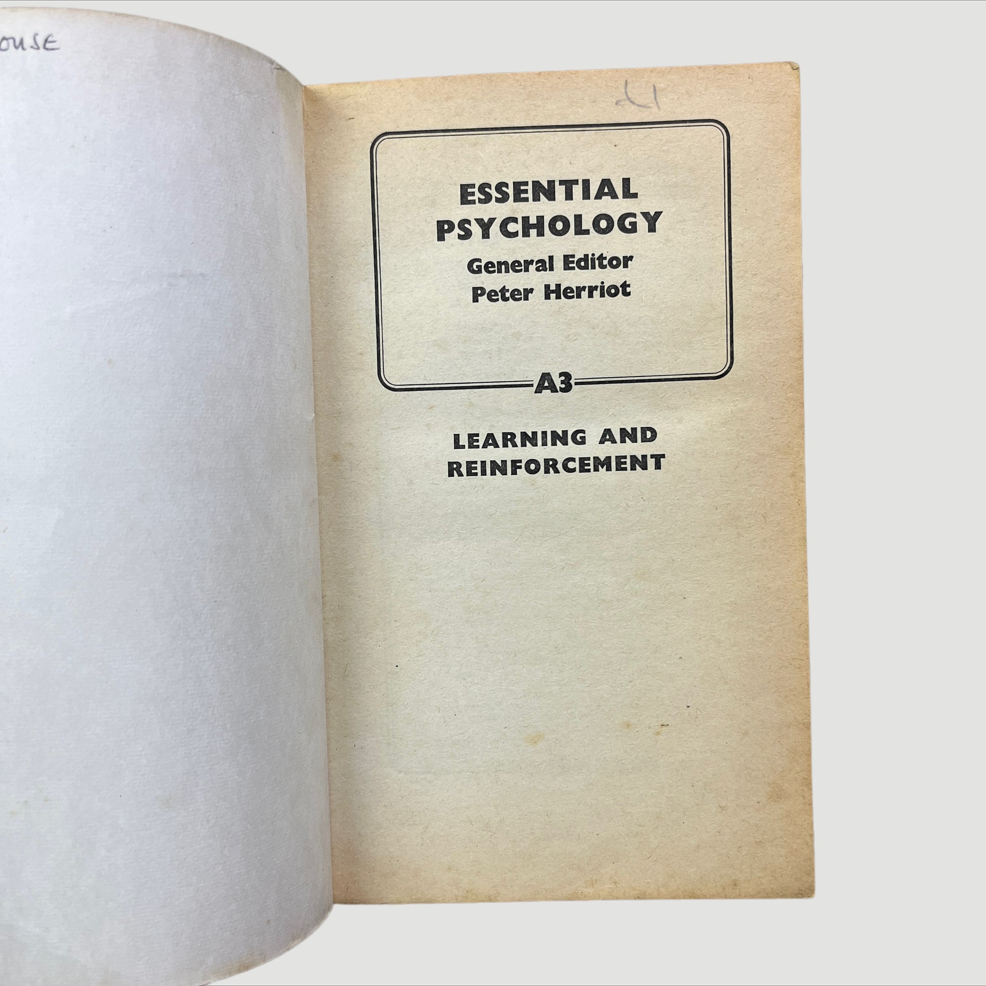 1975 Learning and Reinforcement