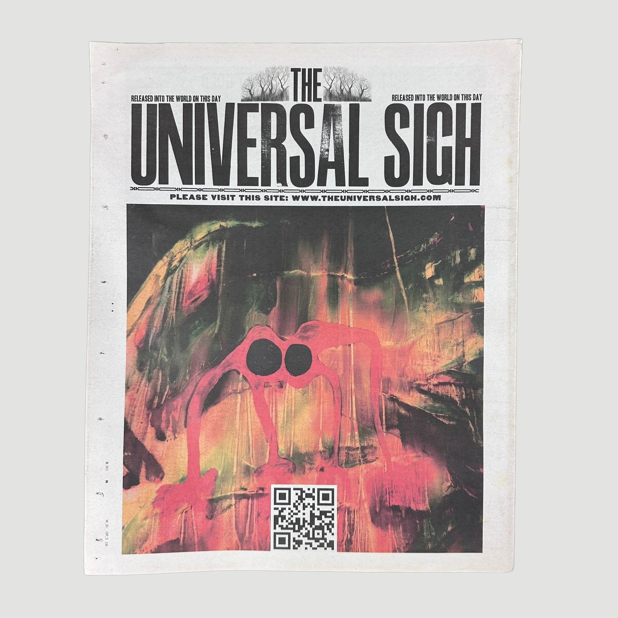 2011 Radiohead King of Limbs Universal Sigh Newspaper