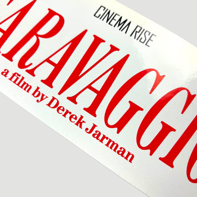 80's Derek Jarman Carvaggio Promo Sticker