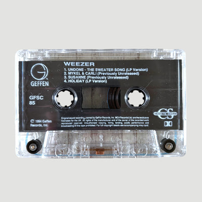 1994 Weezer Undone UK Cassette Single