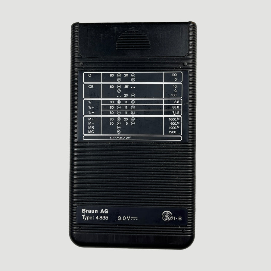 1984 Braun AG Pocket Calculator Type 4 ET 55