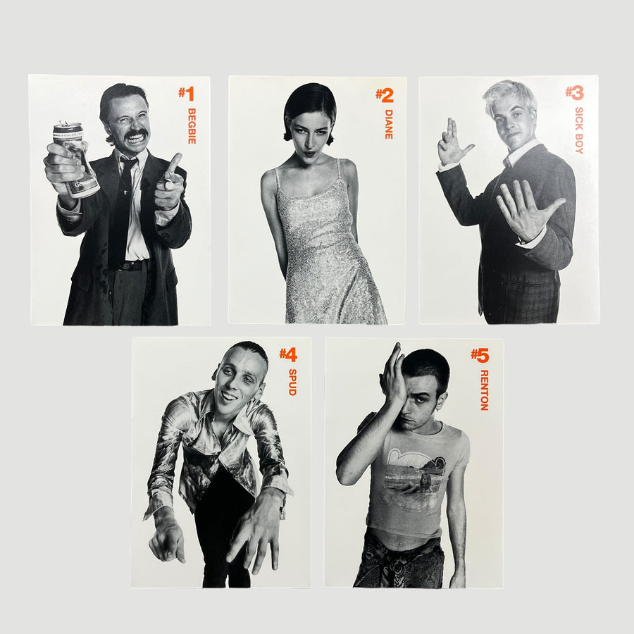 1996 Trainspotting 5 Postcard Set