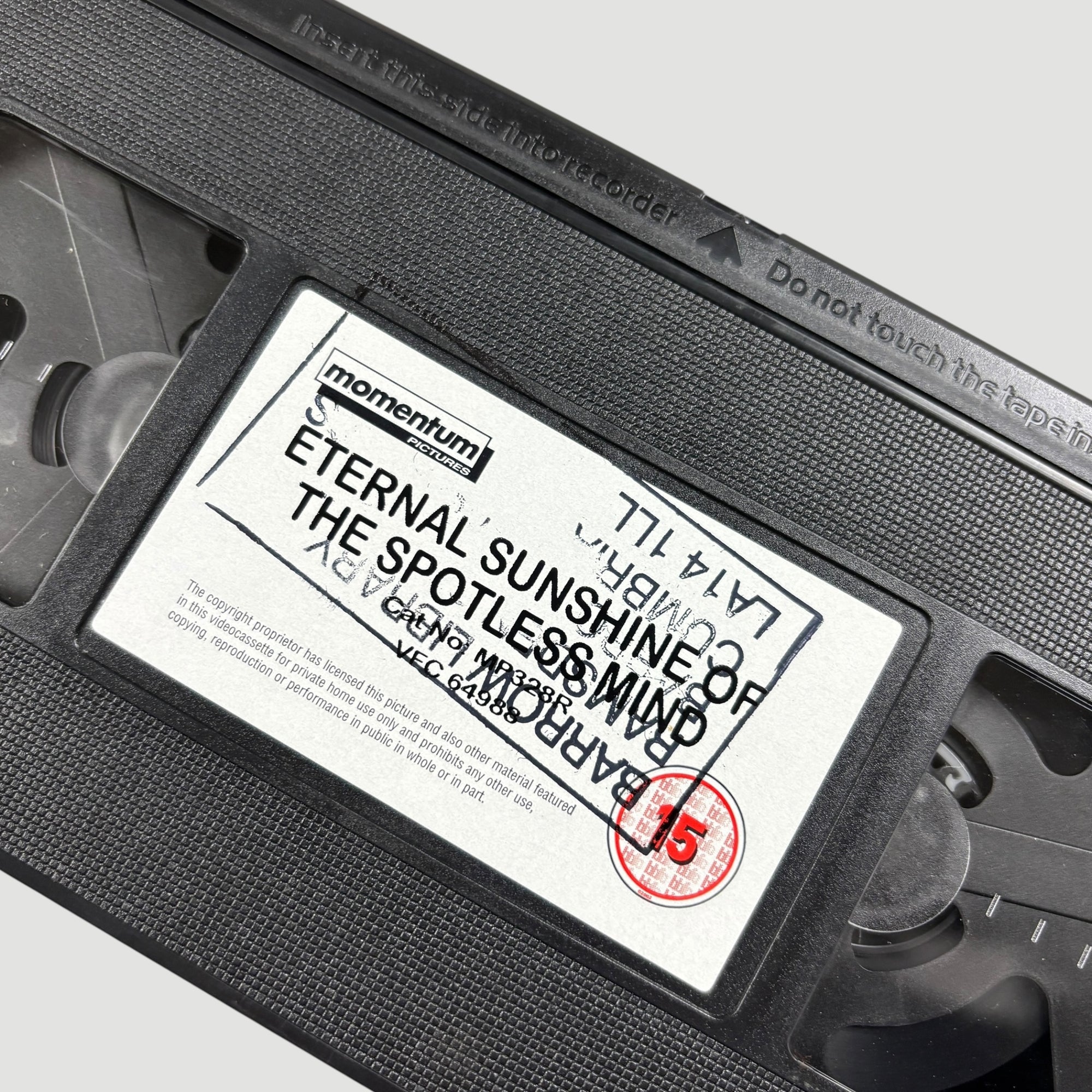 2005 Eternal Sunshine of the Spotless Mind UK Ex-Rental VHS