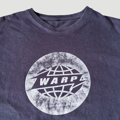 00's Warp Records Logo T-Shirt