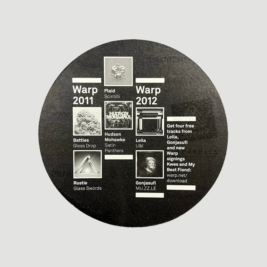 2012 Warp Records Sticker