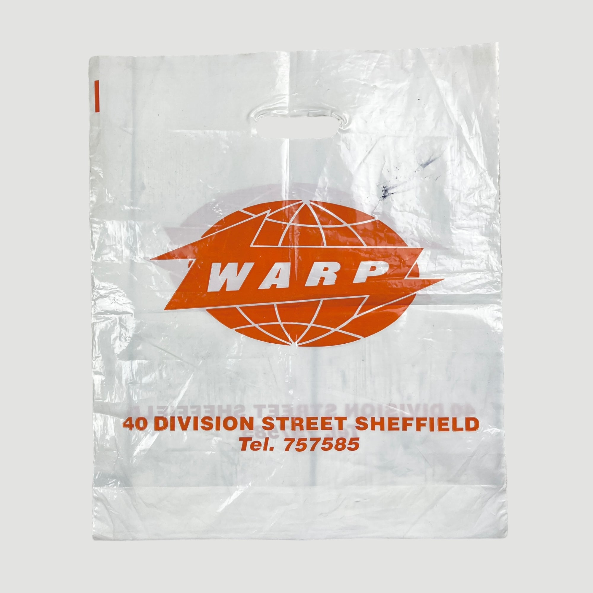 Mid 90's Warp Records Original Store Carrier Bag