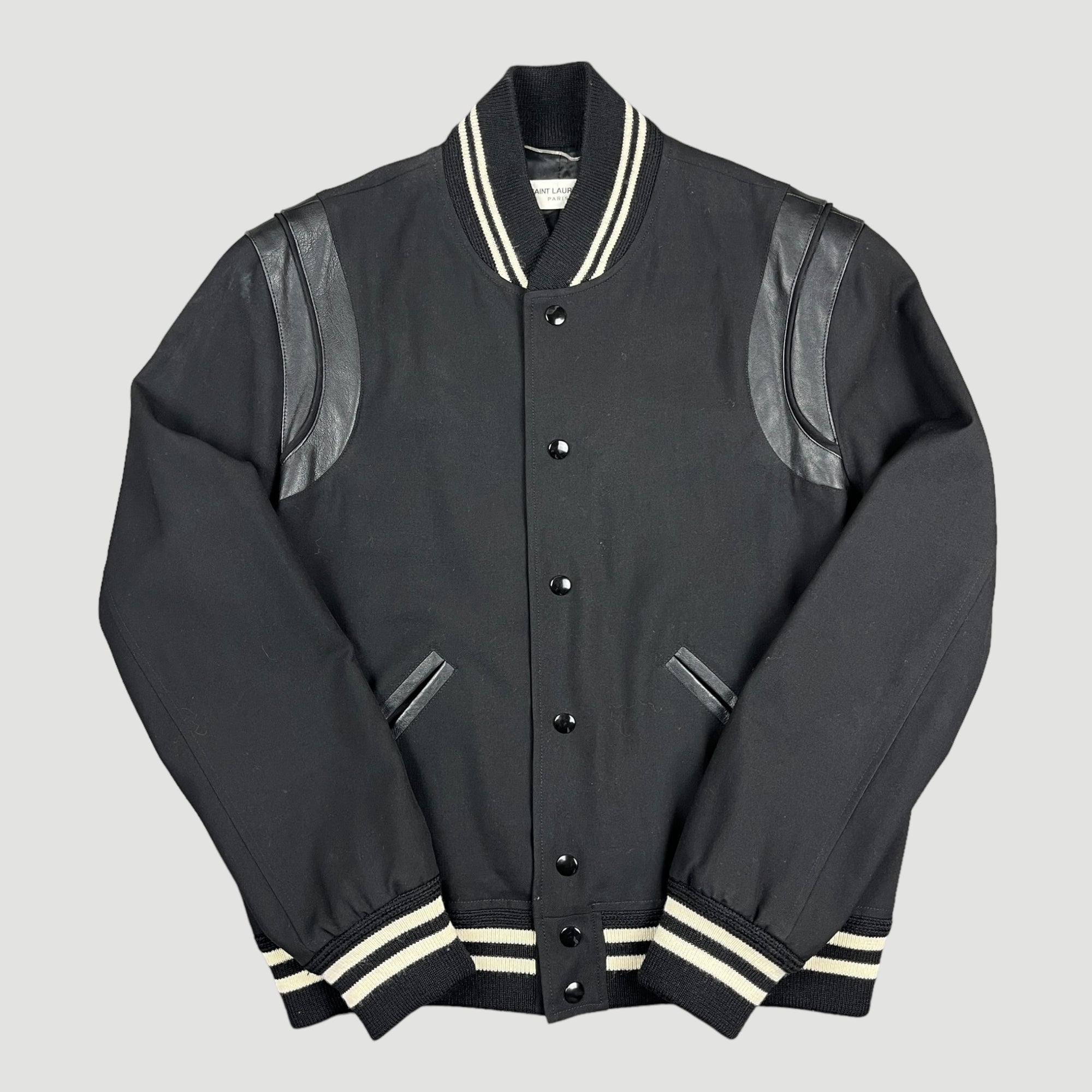 2016 Saint Laurent Teddy Button Up Jacket