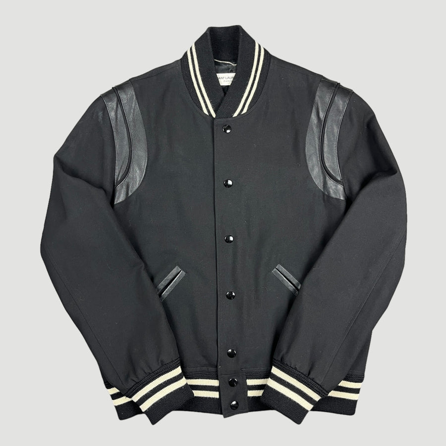 2016 Saint Laurent Teddy Button Up Jacket