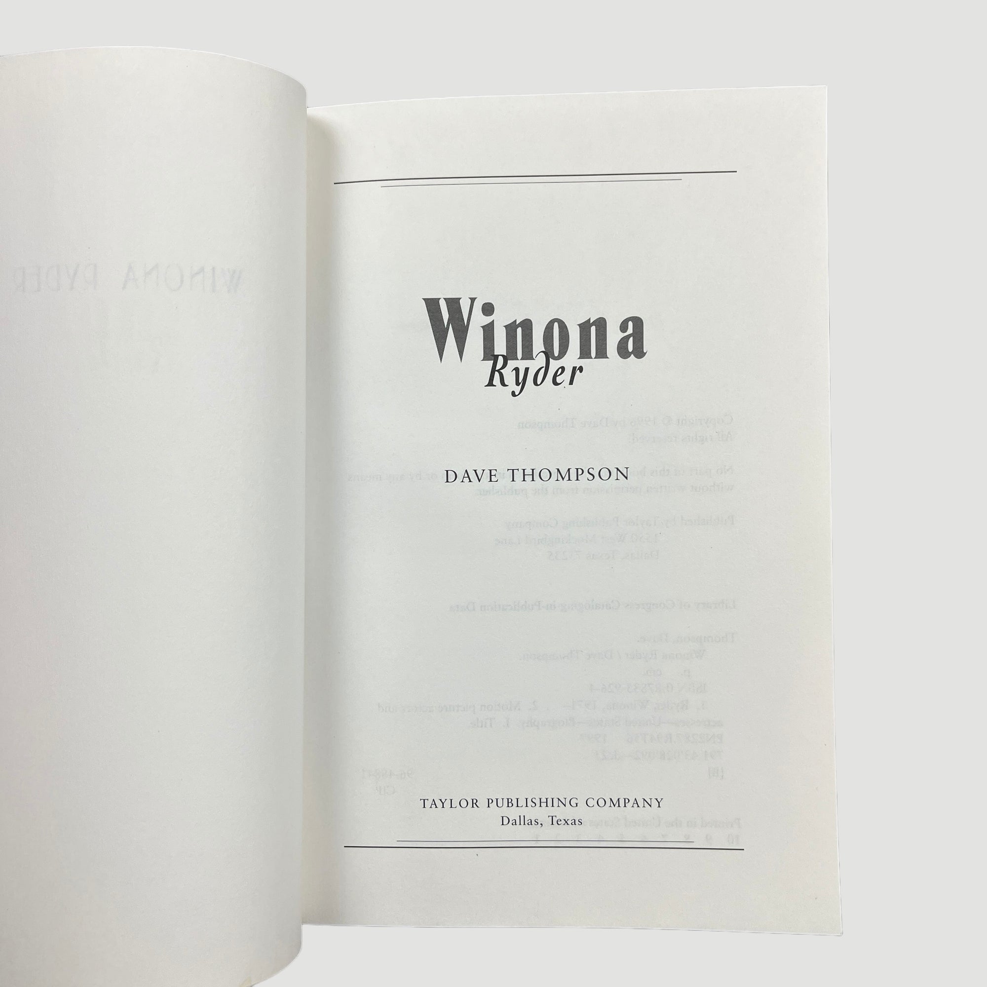 1996 Winona Ryder by Dave Thompson