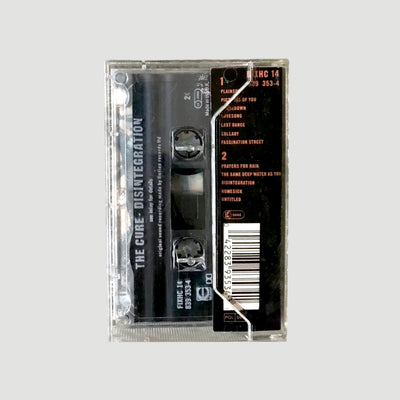 1989 The Cure Disintegration UK Cassette