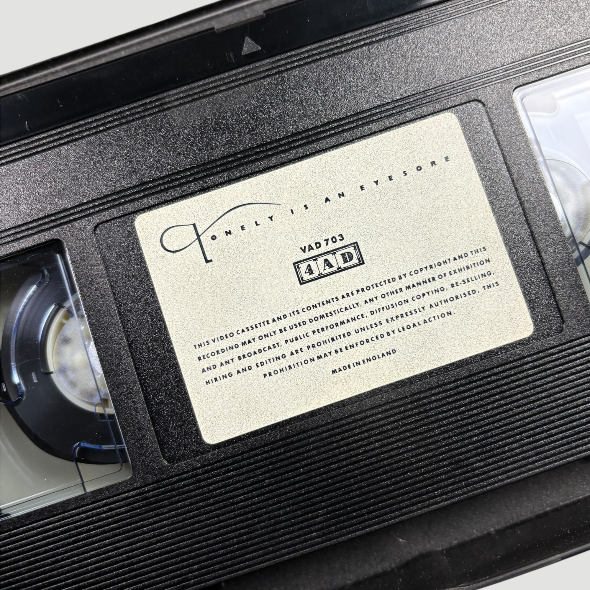 1987 4AD Lonely is an Eyesore VHS (Cocteau Twins, This Mortal Coil)