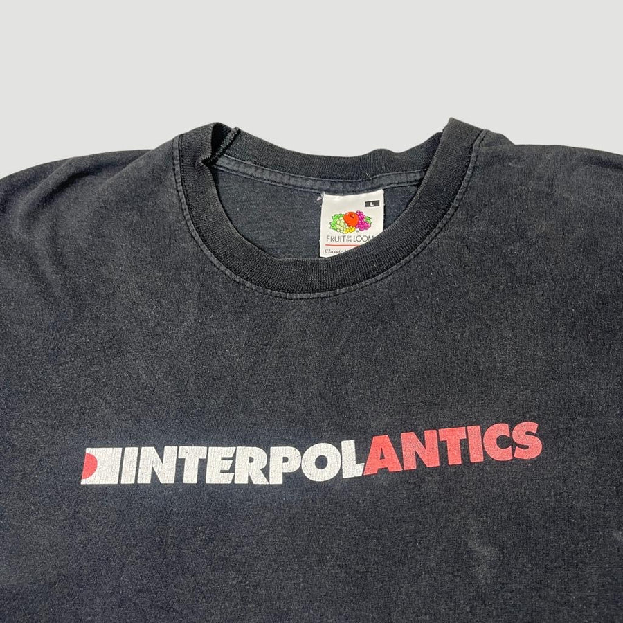 2002 Interpol Antics T-Shirt