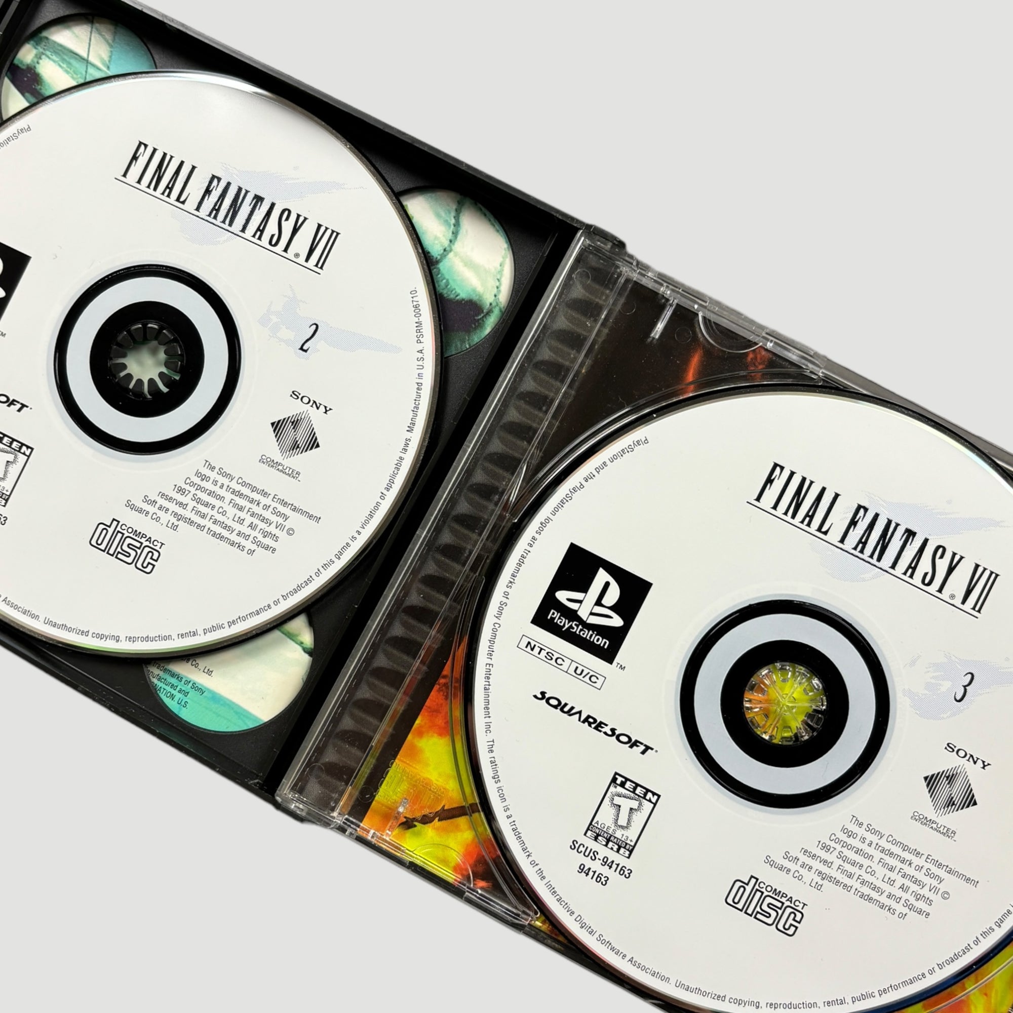 1997 Final Fantasy VII PlayStation 1 (US)