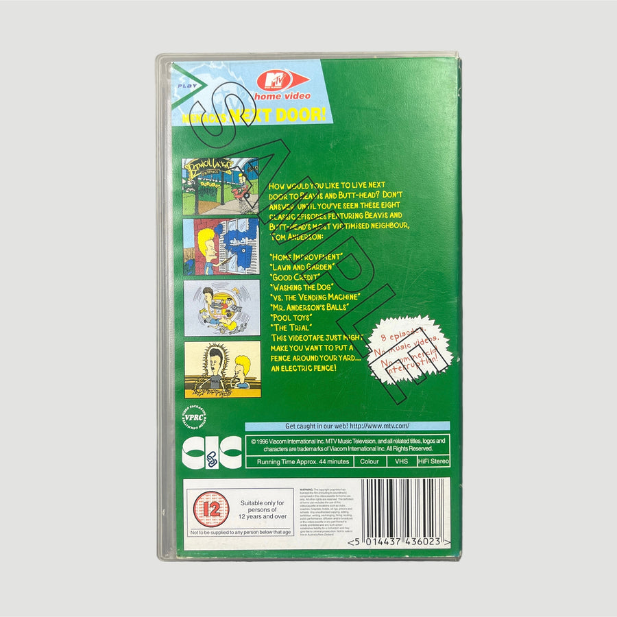 1996 Beavis and Butthead There Goes the Neighbourhood VHS