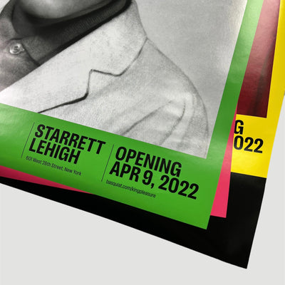 2022 Basquiat King Pleasure Exhibition Poster
