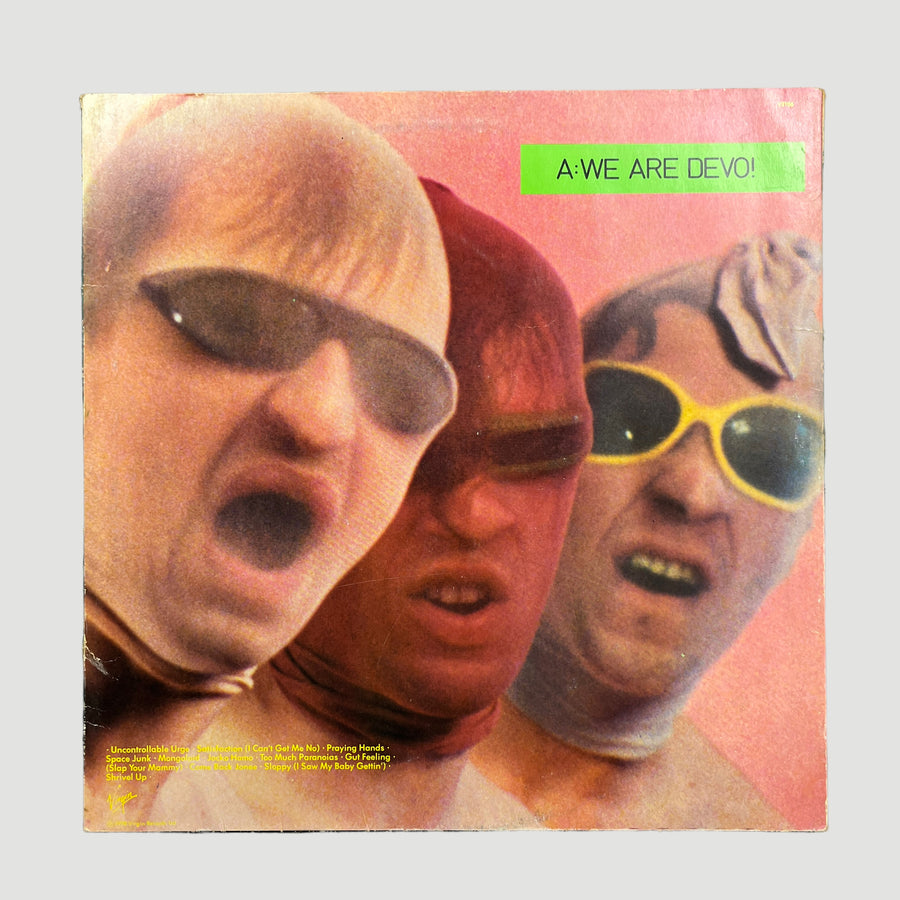 1978 Devo Q: Are we not Men? A: We are Devo UK LP