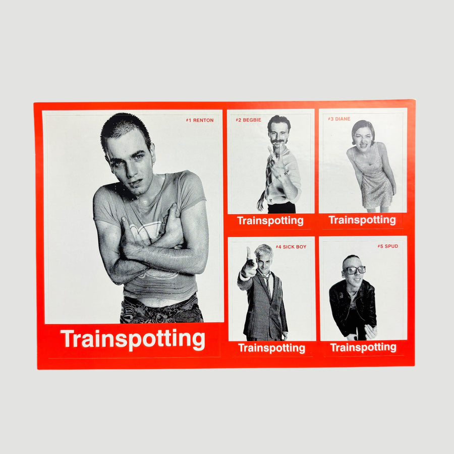 1996 Trainspotting Japanese Sticker Set