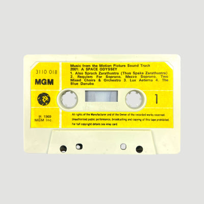 80's 2001: A Space Odyssey Music from the Motion Picture Cassette
