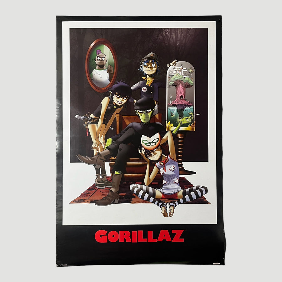 2010 Gorillaz Door Plastic Beach Poster