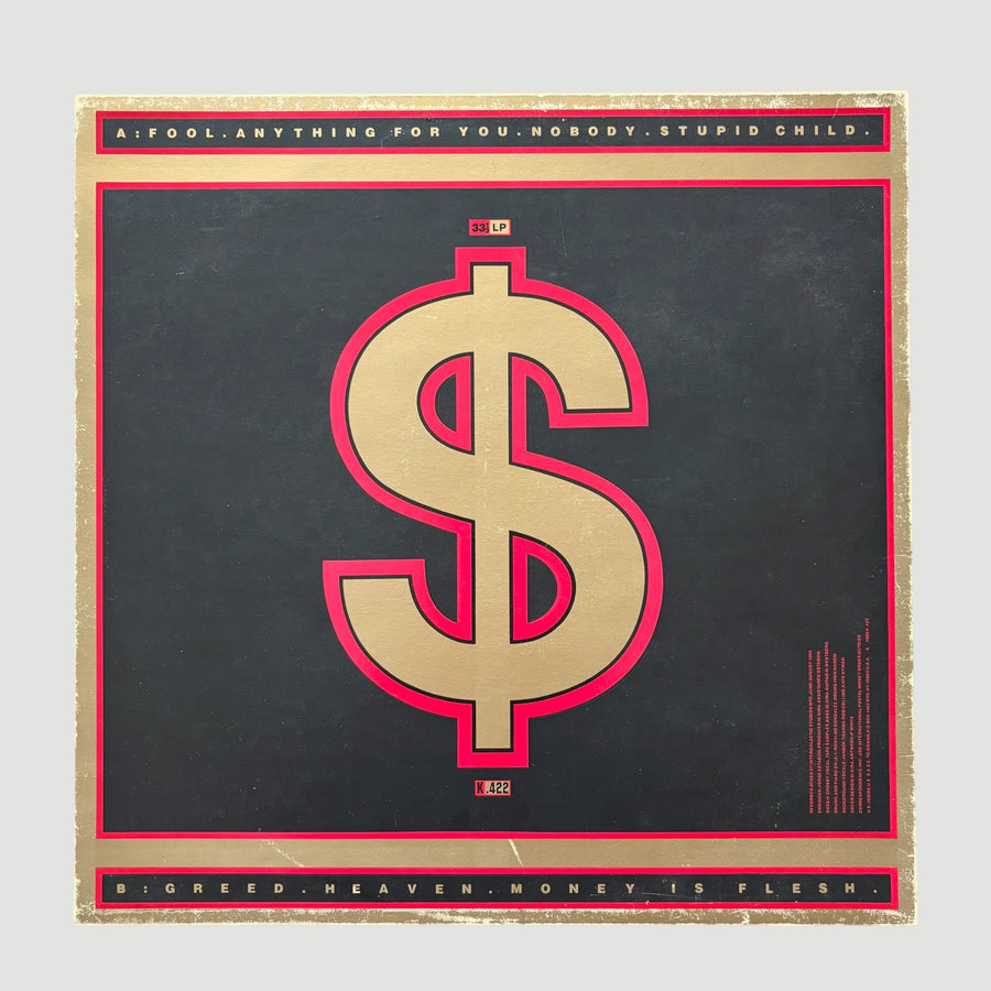 1986 Swans Greed UK 1st Press LP + Insert