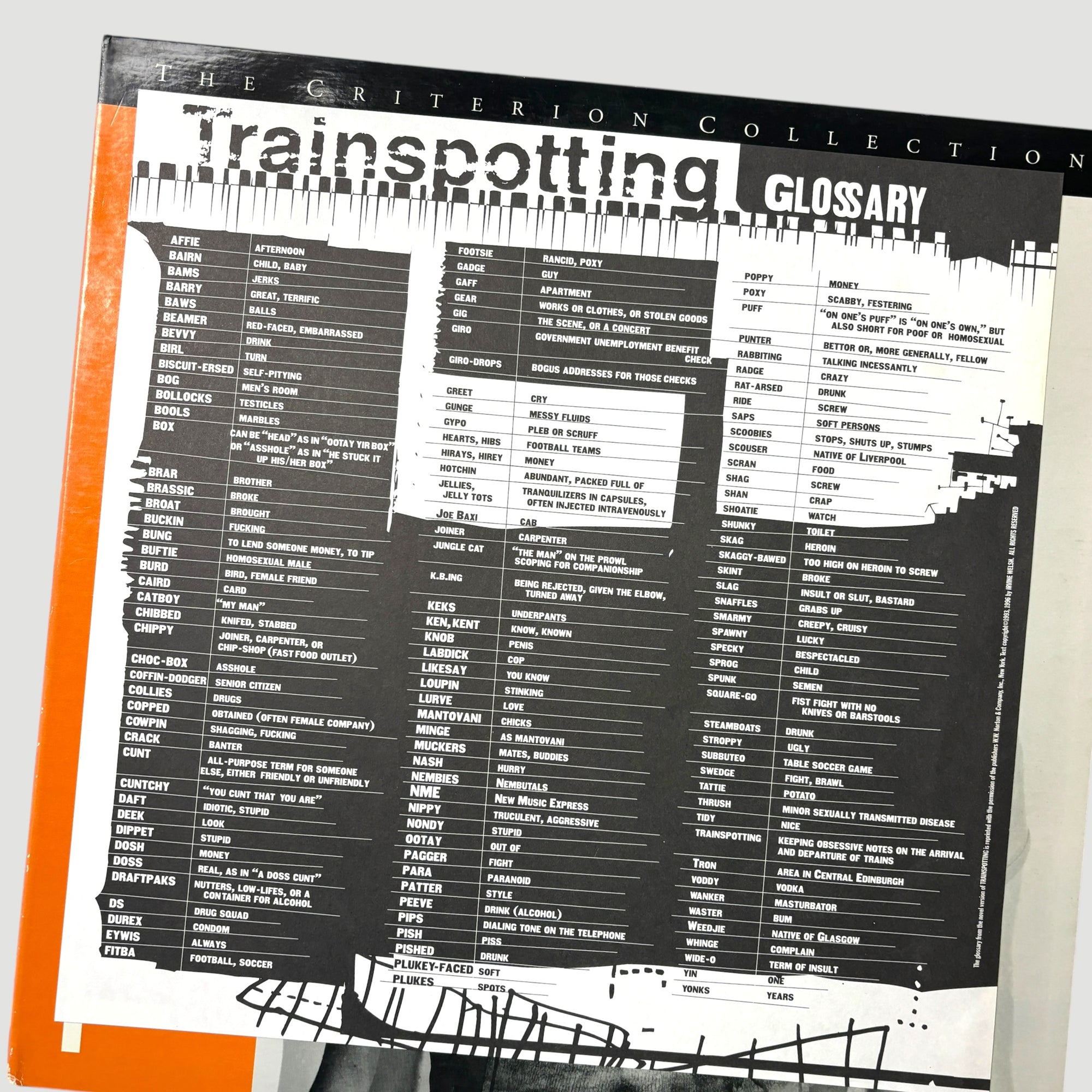 1997 Trainspotting Japanese Laserdisc