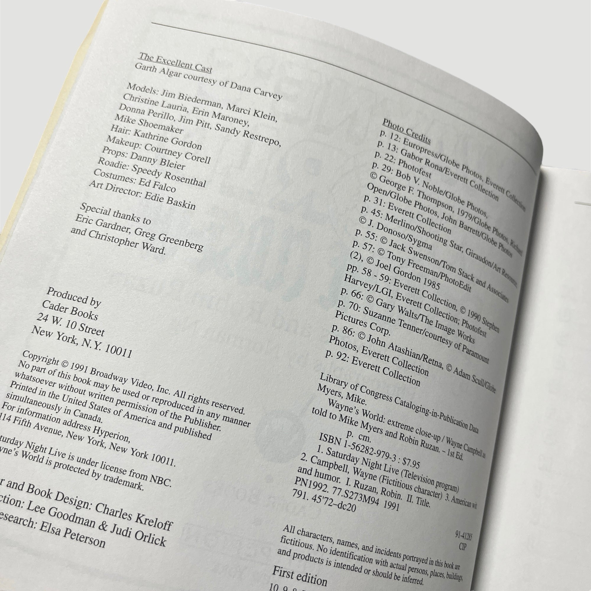 1991 Waynes World Extreme Close Up