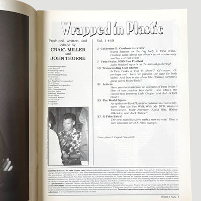 2000 Twin Peaks: Wrapped in Plastic Log Lady Issue