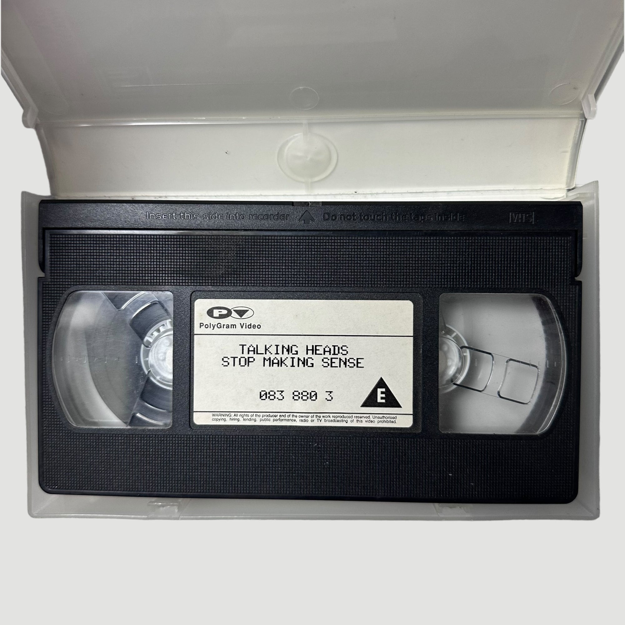 1992 Talking Heads Stop Making Sense VHS