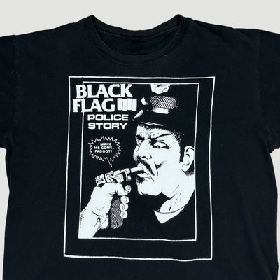 2010's Black Flag Police Story T-Shirt
